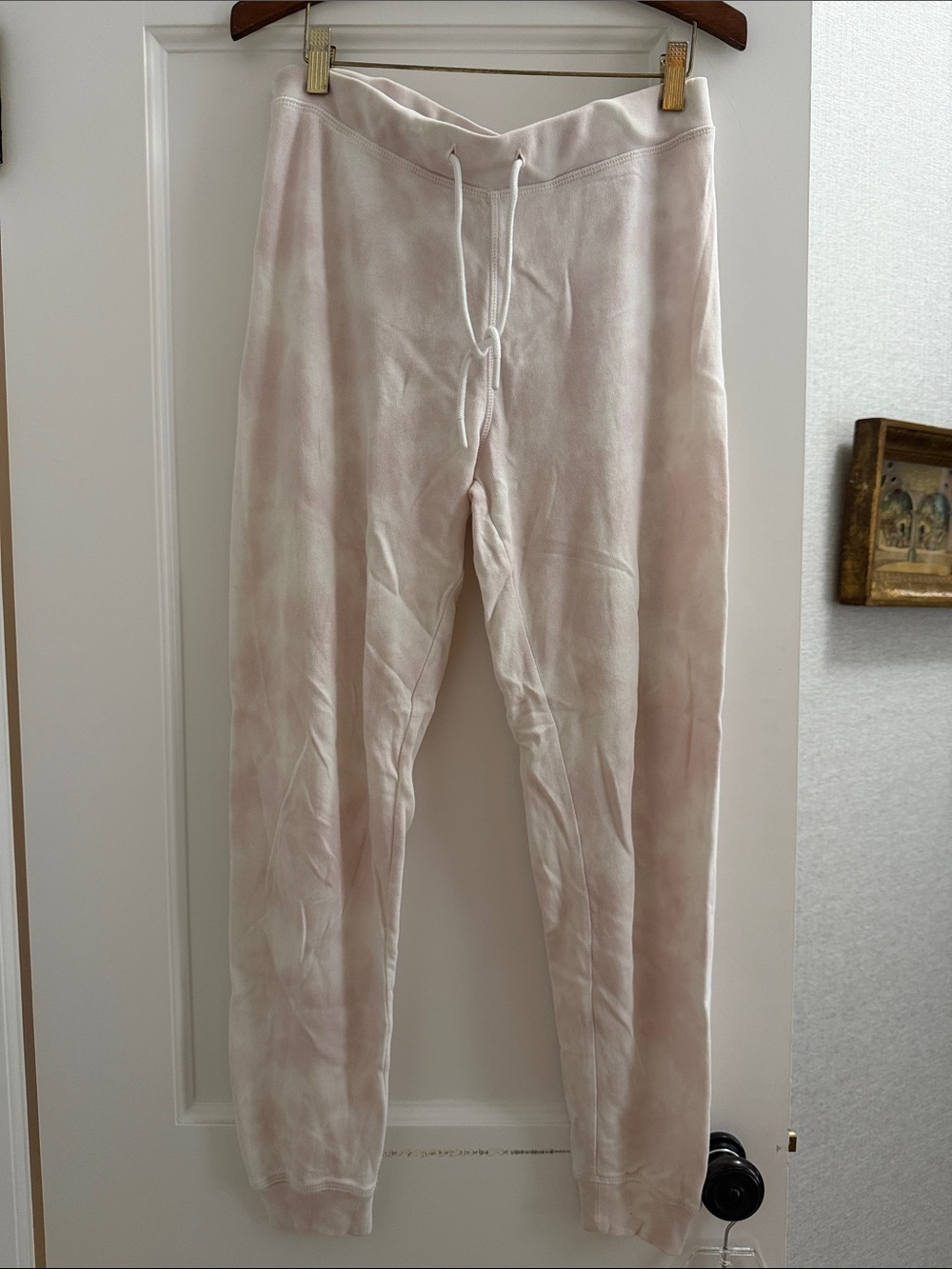 Leallo Light Pink Tie-Dye Jogger Sweatpants